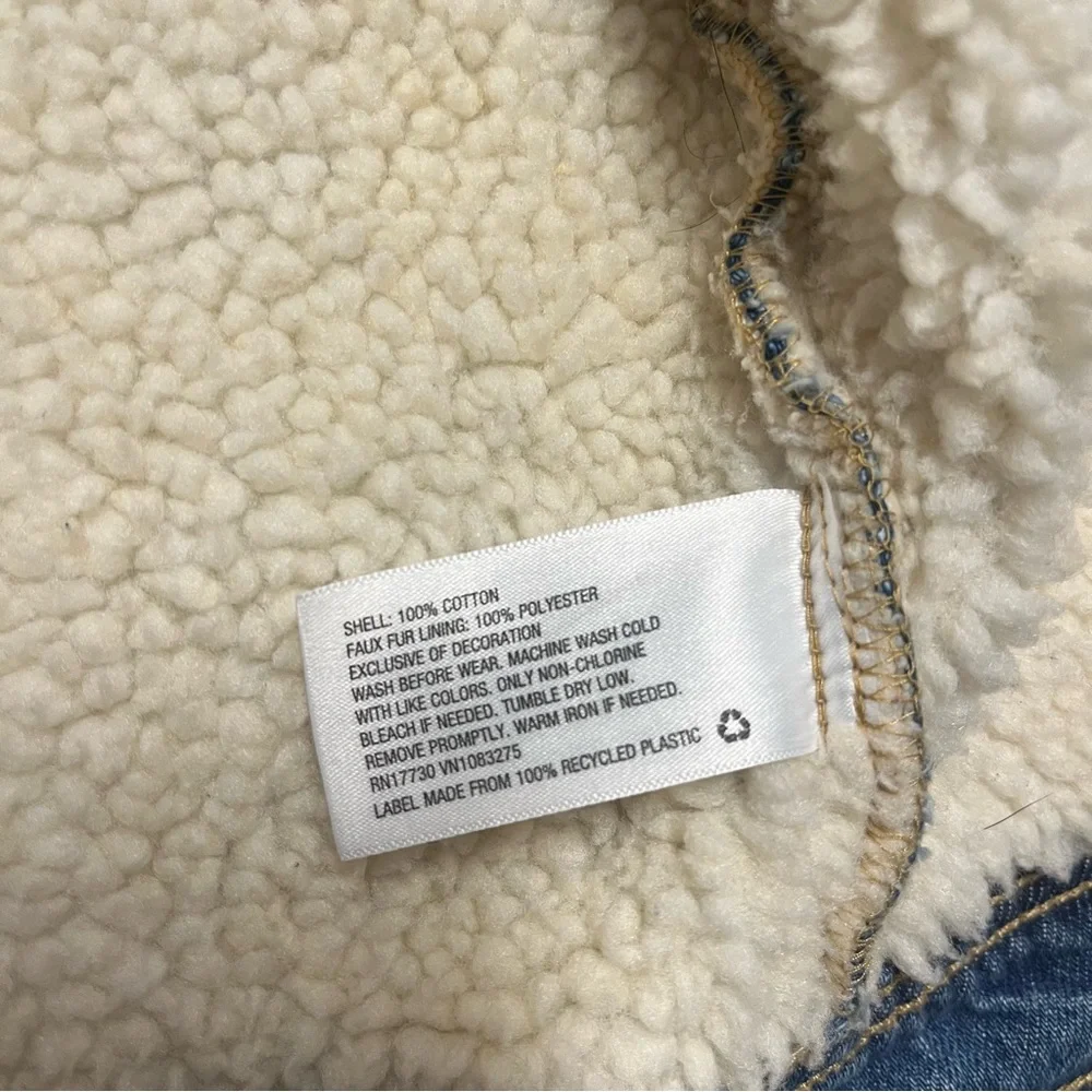 Kids Denim Sharpa Jacket‎